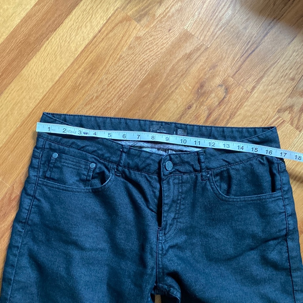 Black PrAna flannel lined jeans